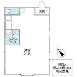 間取図画像 ワンルーム