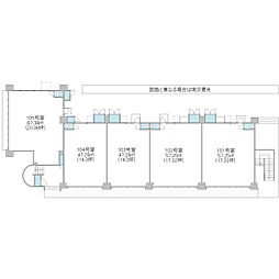鹿島マンションの間取図画像