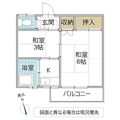 物件の間取り