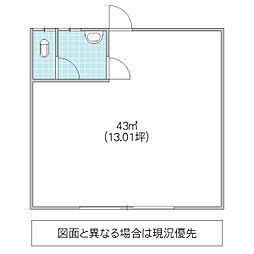 金畑ハイツ1の間取図画像