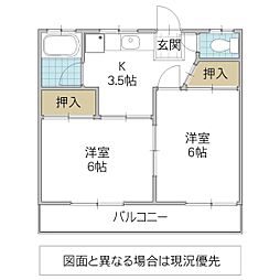 間取図画像 1SLDK