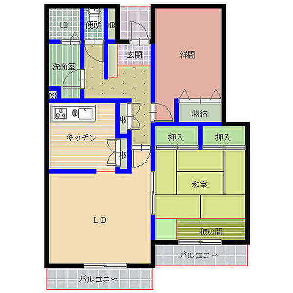 同じ建物の物件間取り写真 - ID:208009216217