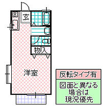 クレールタウン A 102号室 ｜ 茨城県日立市大みか町（賃貸アパート1R・1階・24.71㎡） その2