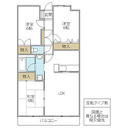 間取図画像 3LDK