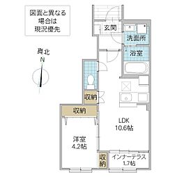 Loulou 1LDKの間取図画像