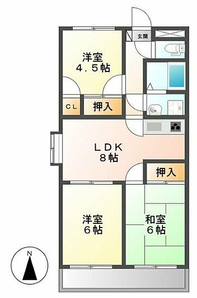 同じ建物の物件間取り写真 - ID:224004772024