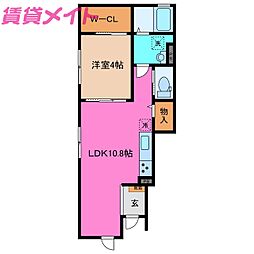 エトワール白梅 1階/-