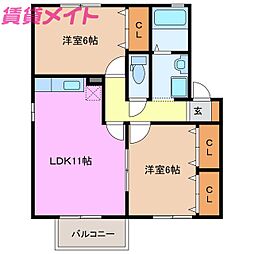 ドミール大谷台　B 1階