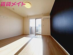 パプリカII 2階1Kのリビング/ダイニング