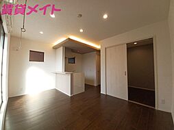 ＡＺＵＲ東富田 2階1LDKのリビング/ダイニング