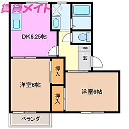 ハイツ八千代台B棟 2階/-