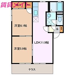 ルーラルグリーンC 1階