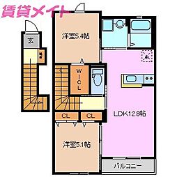 インペリアルコート 2階/-