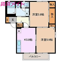 ハイネス21 B 2階