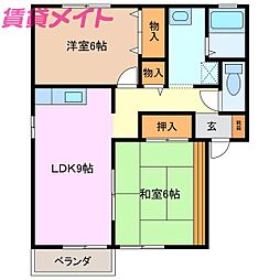 アヴェニュー霞ヶ浦B棟 2階/-
