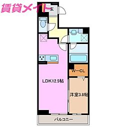 ディーシャンブル富田 3階/-