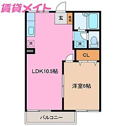 モンシャトーC棟 2階/-