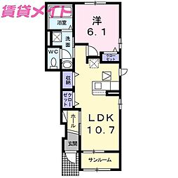 エルディケイ I 1階
