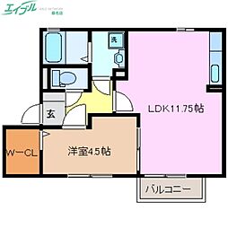 セジュールマロン 2階