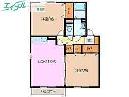 シェルクレール 五番館 2階