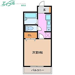 ウッズフェアリー 2階