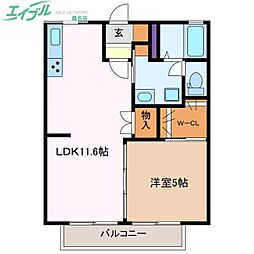 アドバンテージＢ棟 1階/-