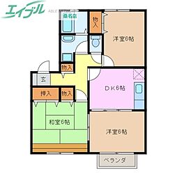 ジュネスかたおか 2階/-