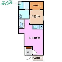 ラトゥール桑名 1階