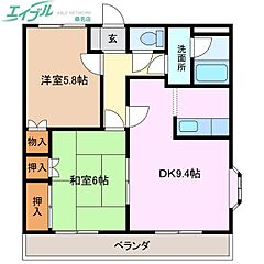 物件の間取り