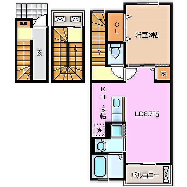 同じ建物の物件間取り写真 - ID:224004788053