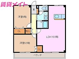 コーキア桑部 2階