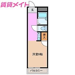 South 1Kの間取図画像