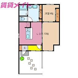 コーポＡＲＩＹＯＳＨＩ 2階