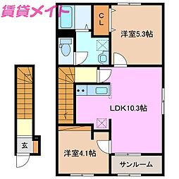 マンダリン・クレールII 2階