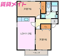 パセオ・アゼリアII 2階/-