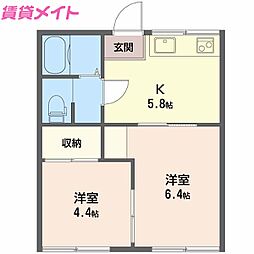 サニーハイツ服部 1階