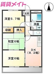 フェアーフィールド　イン 2階/-