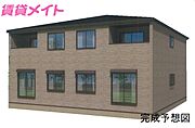 東員駅より徒歩15分 新築 2階建の賃貸物件