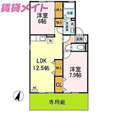 クレールコンフォート B 1階