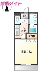 サンパレスダンディ A棟 1階/-