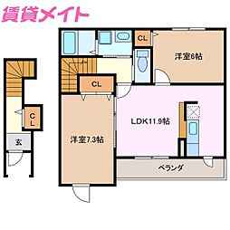 マウンテン ローレル S 2階