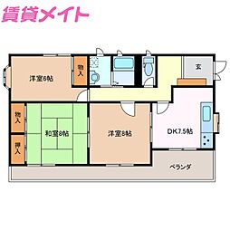 新矢田Oハイツ 2号室 2階
