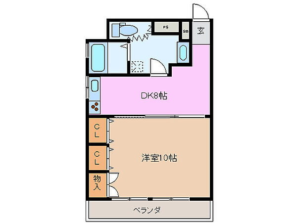エクセル21 5C｜三重県桑名市駅元町(賃貸マンション1DK・5階・43.73㎡)の写真 その2