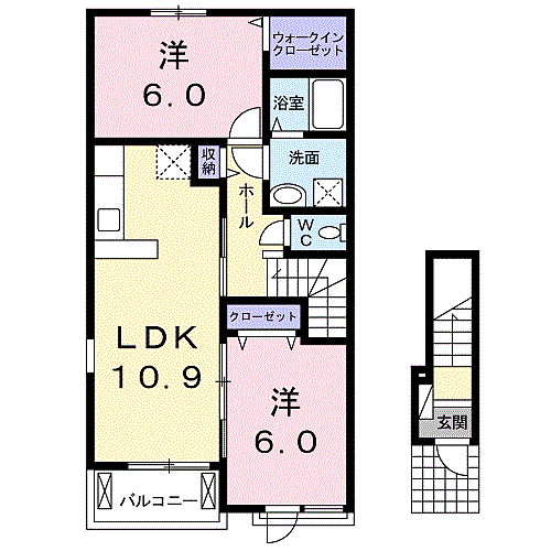 同じ建物の物件間取り写真 - ID:224004785961