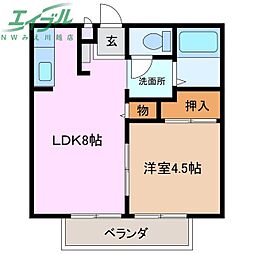ビーライン九華 2階/-