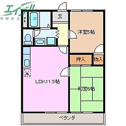 ハピネス千代11棟 2階