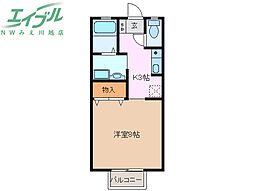 ラ・ルミエールB棟 1階/-