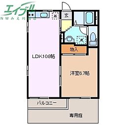 コーポケーアイA 1階