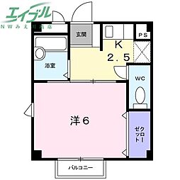 スパシオ川原II 2階/-