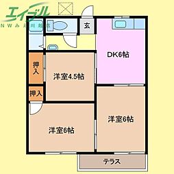 フォーブル水谷 1階/-